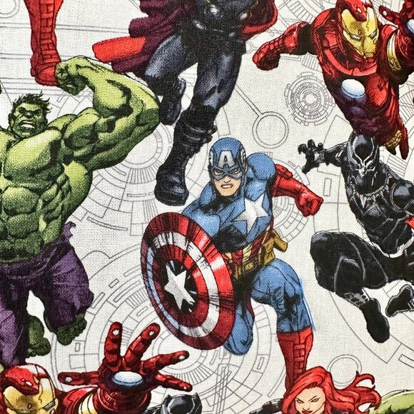 Toddler Pillowcase with Matching Trims Avengers Theme Brand New Handmade - Picture 3 of 4